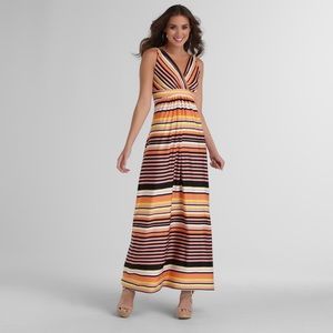 5/$20 Metaphor long striped dress SIZE S